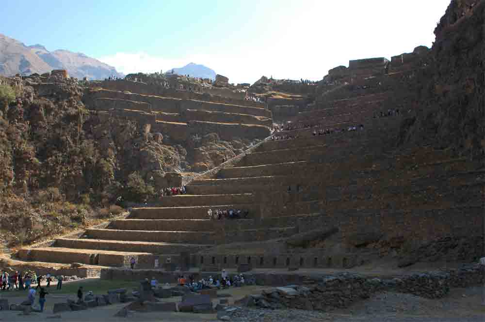 133 - Peru - Ollantaytambo, restos arqueologicos